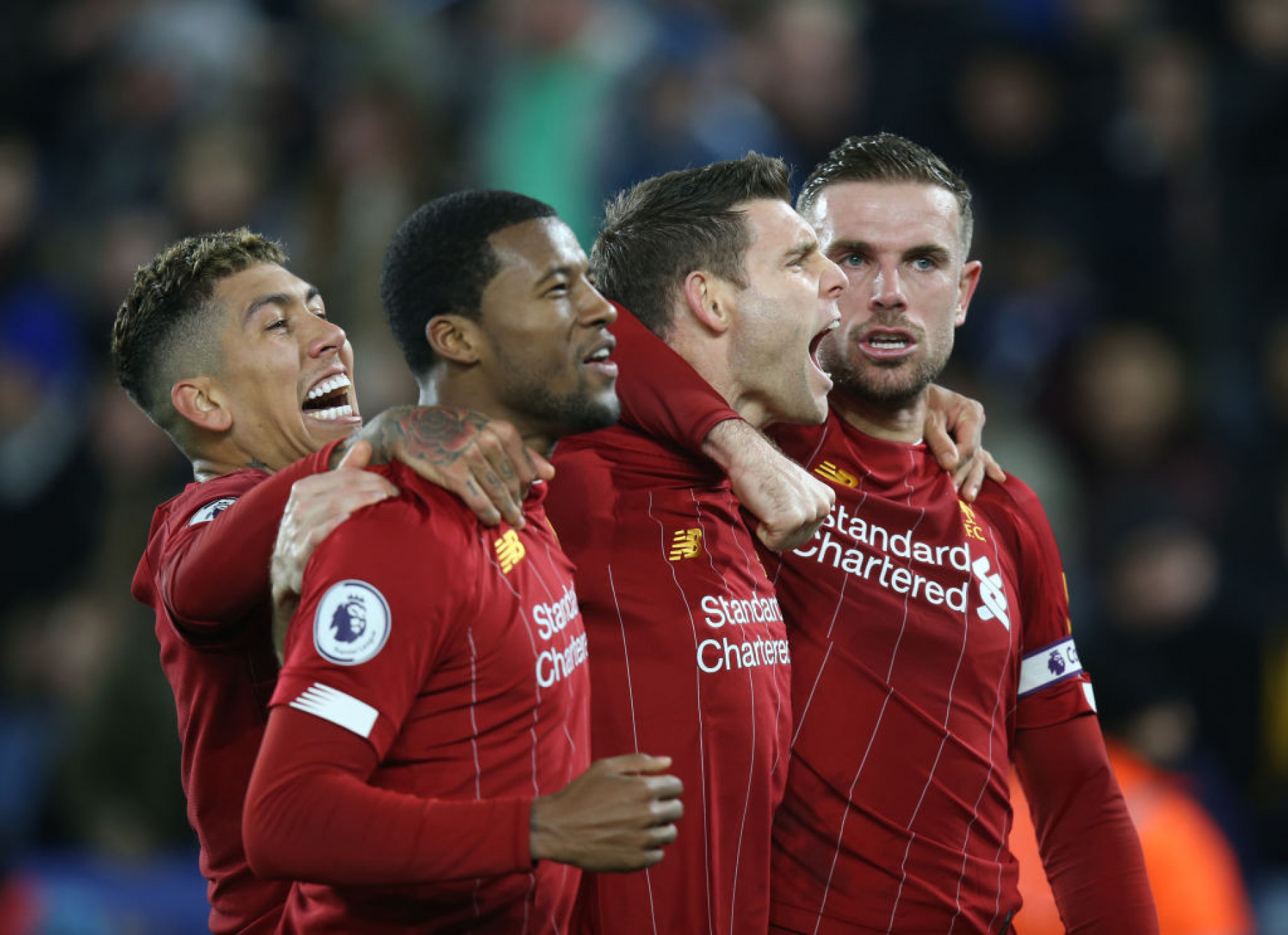 Firmino Milner Henderson Wijnaldum Liverpool GETTY