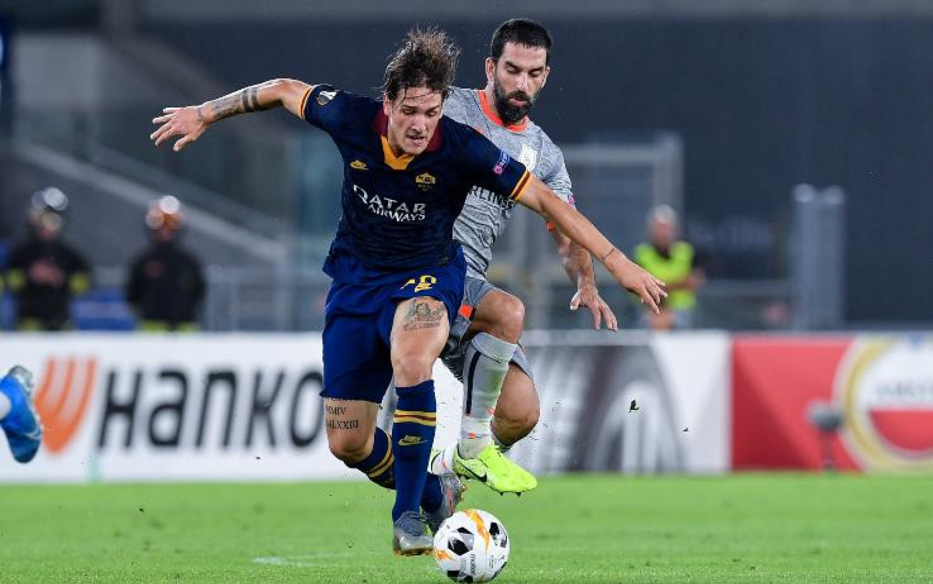 Roma Basaksehir Zaniolo Arda Turan IMAGE.jpg