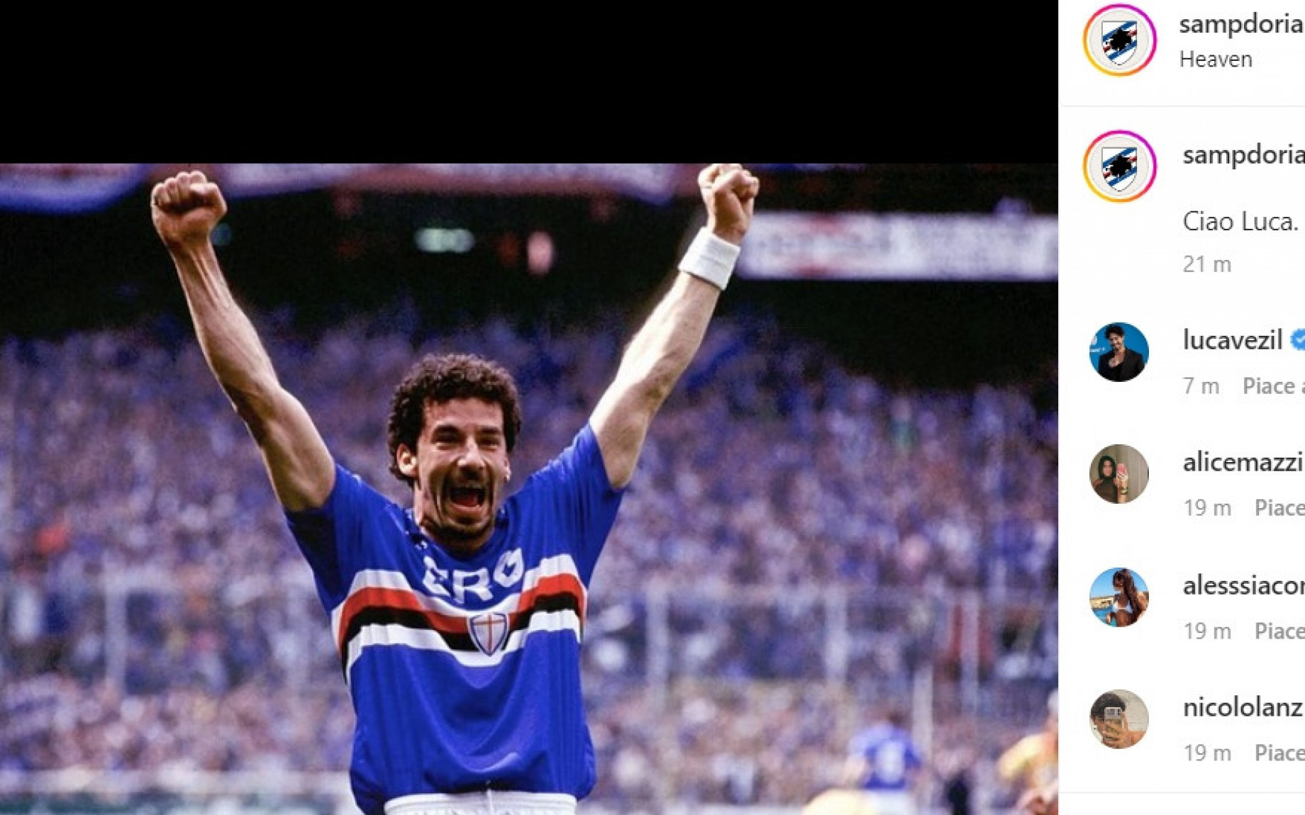 Samp; Vialli commosso dai tifosi: 'Che emozione' L'ex bomber a Genova per  il libro sullo scudetto - la Repubblica