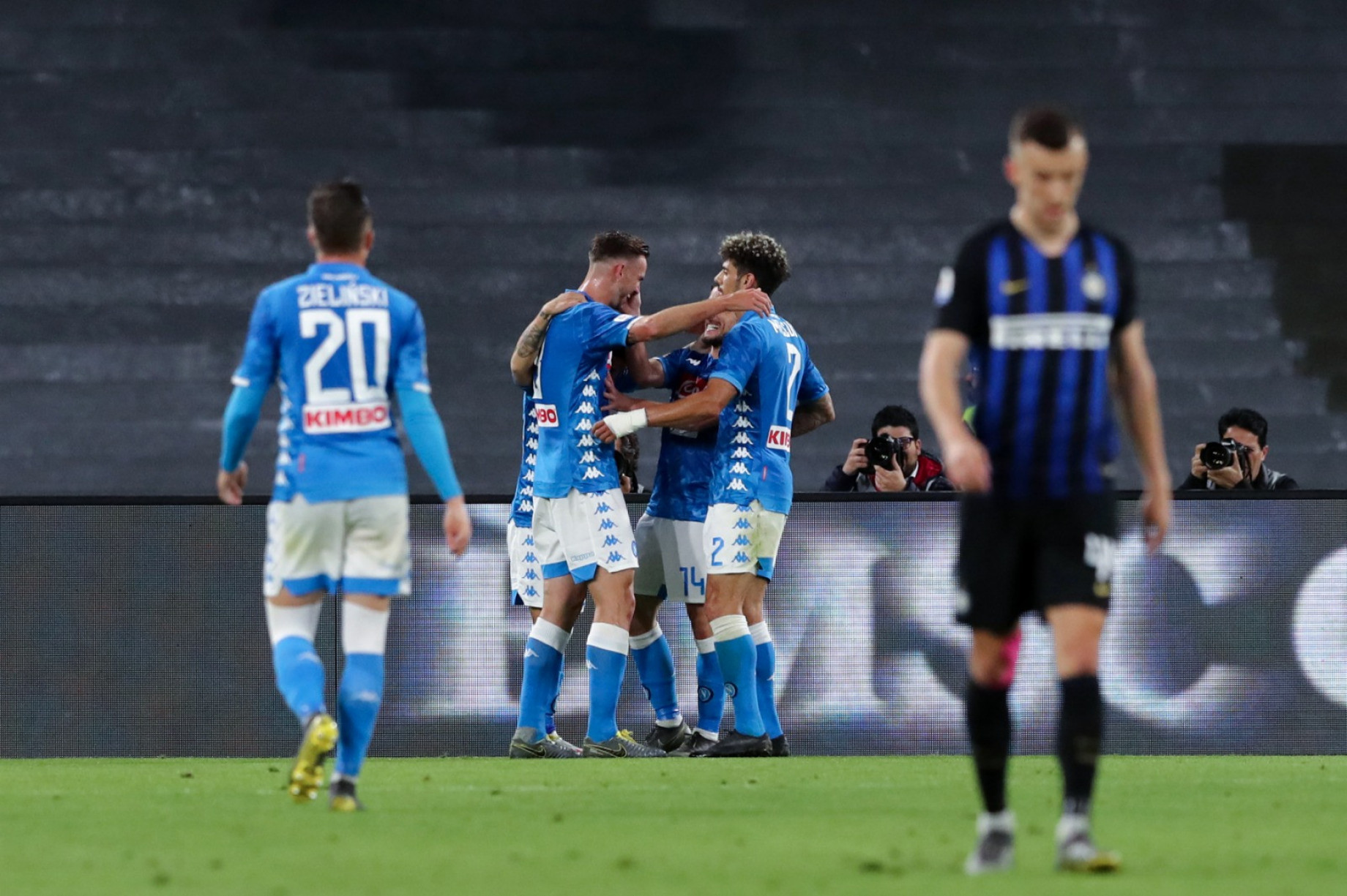 fabian ruiz esultanza napoli squadra gol IMAGE